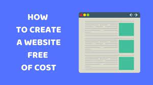 how to Create Your Own free website