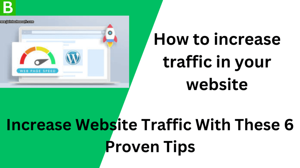 increase traffic in your website