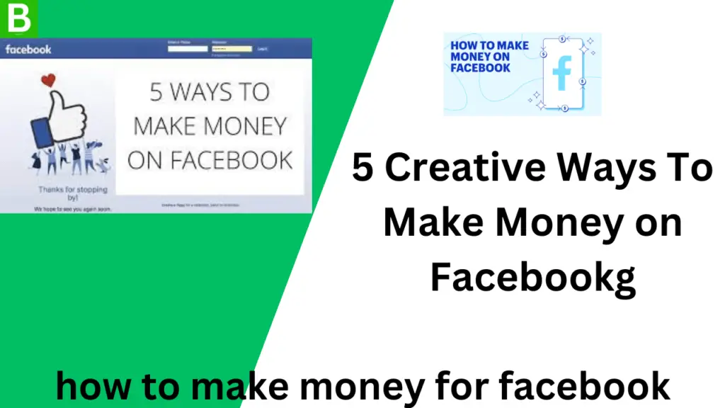 how to make money on facebook