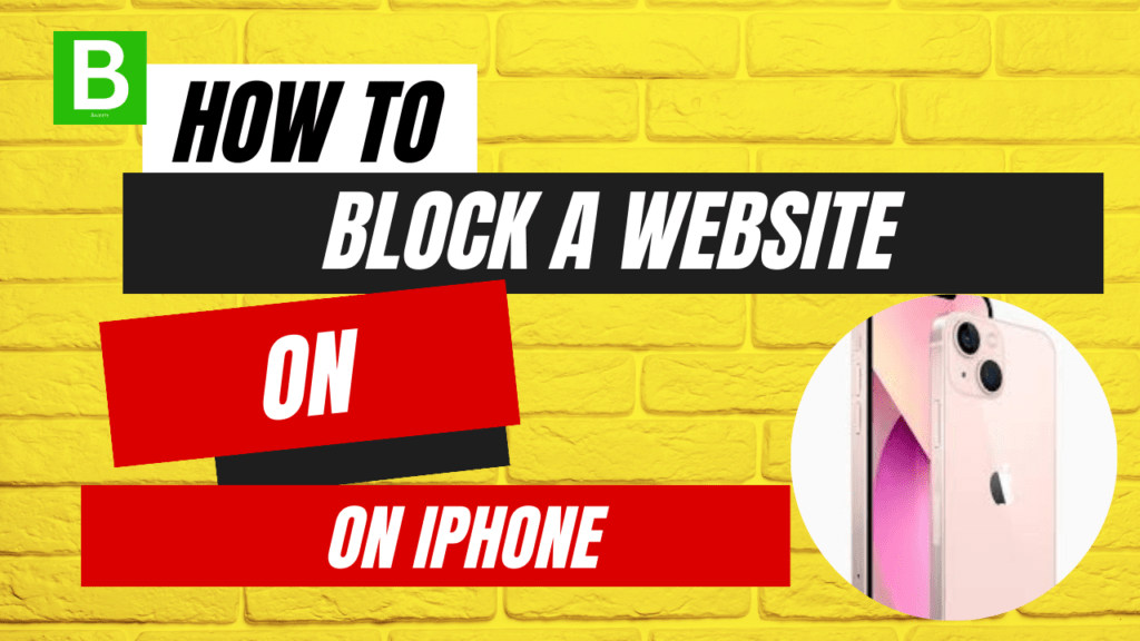 how to block a website on iphone