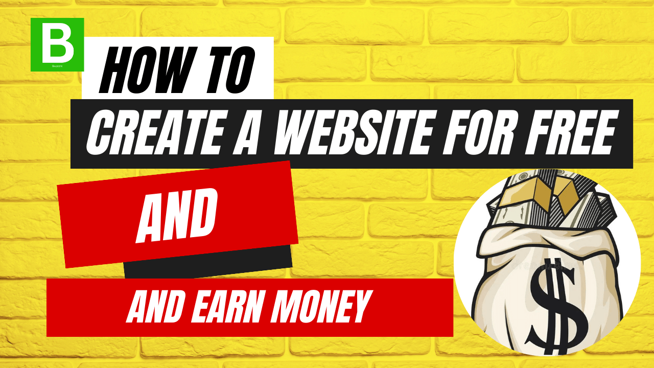 how to create a website for free and earn money