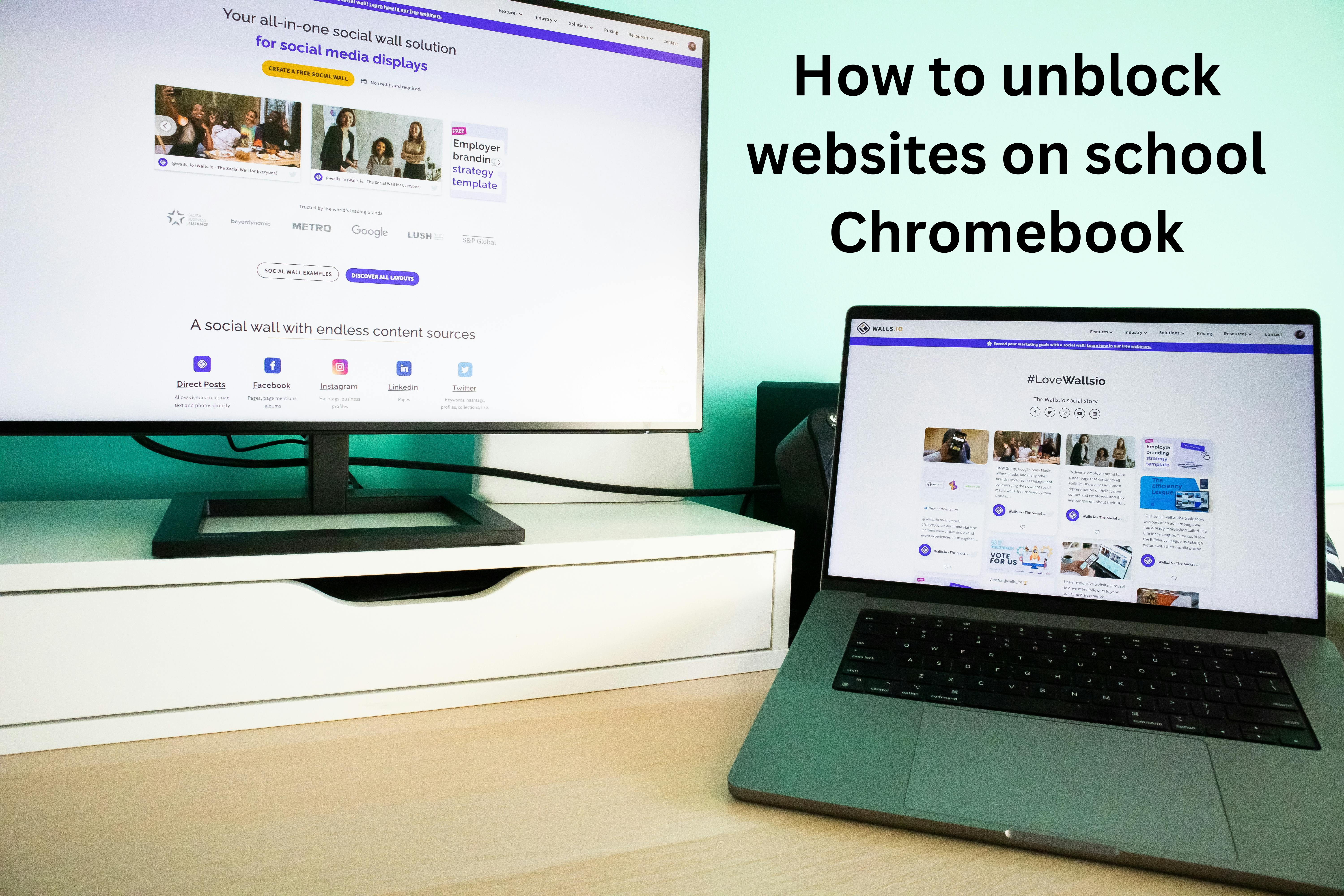 how to unblock websites on school chromebook