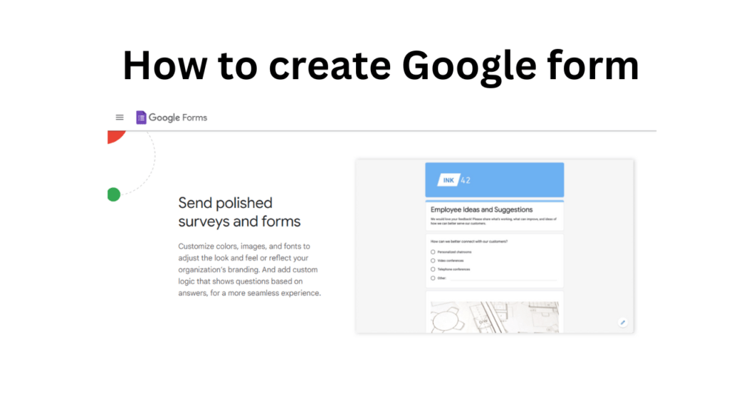 How to create Google form