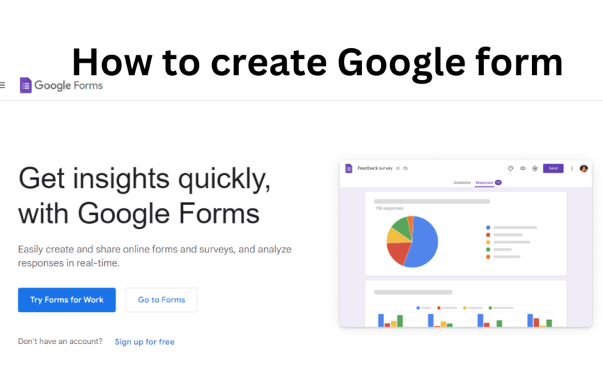 How to create Google form