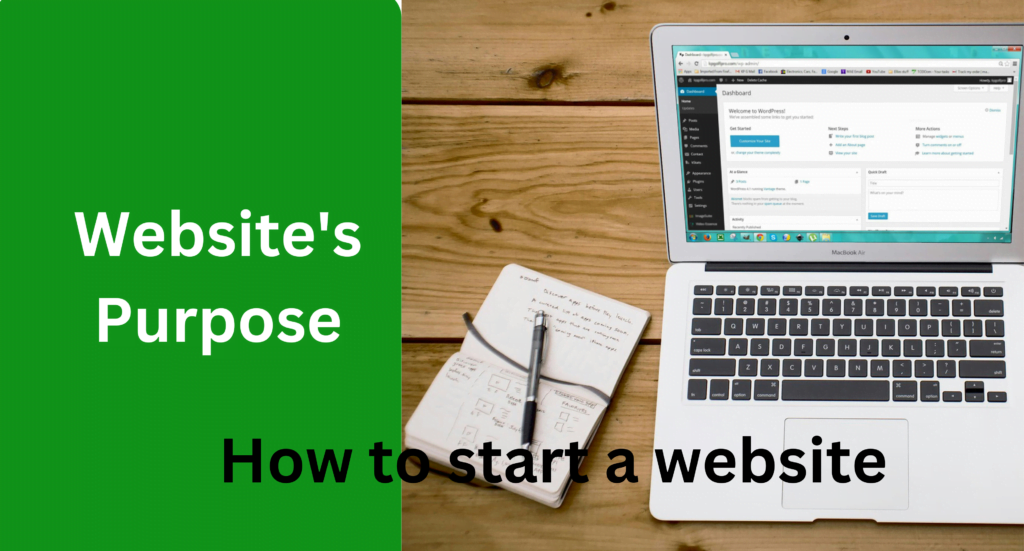 How to start a website