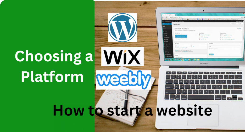 How to start a website