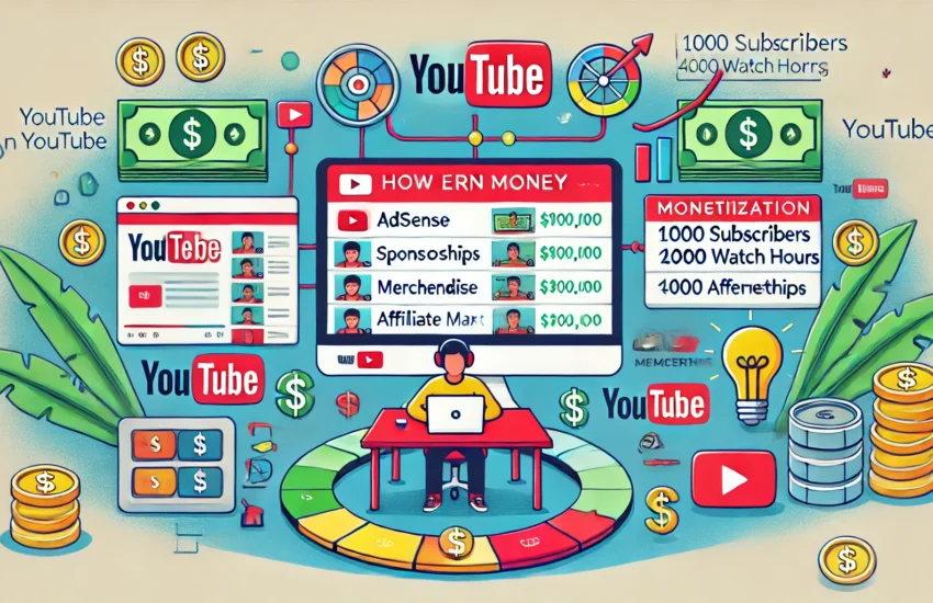 how to earn money from youtube