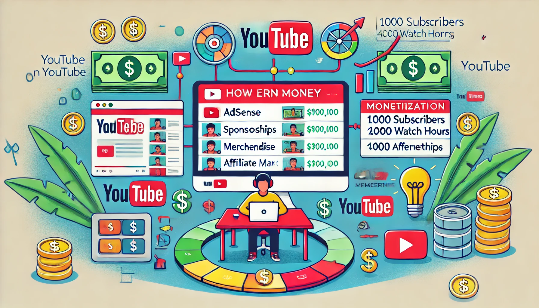 how to earn money from youtube