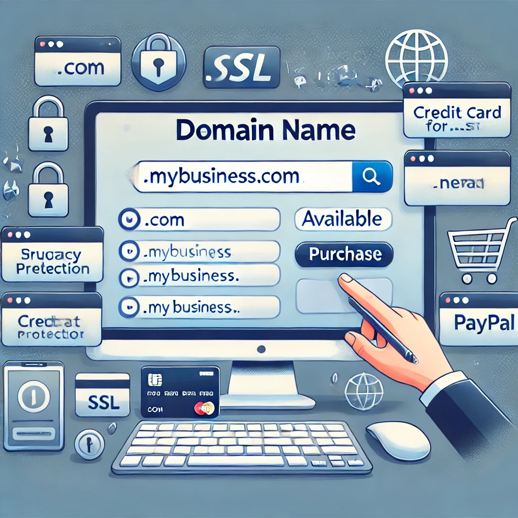 how to register for domain name