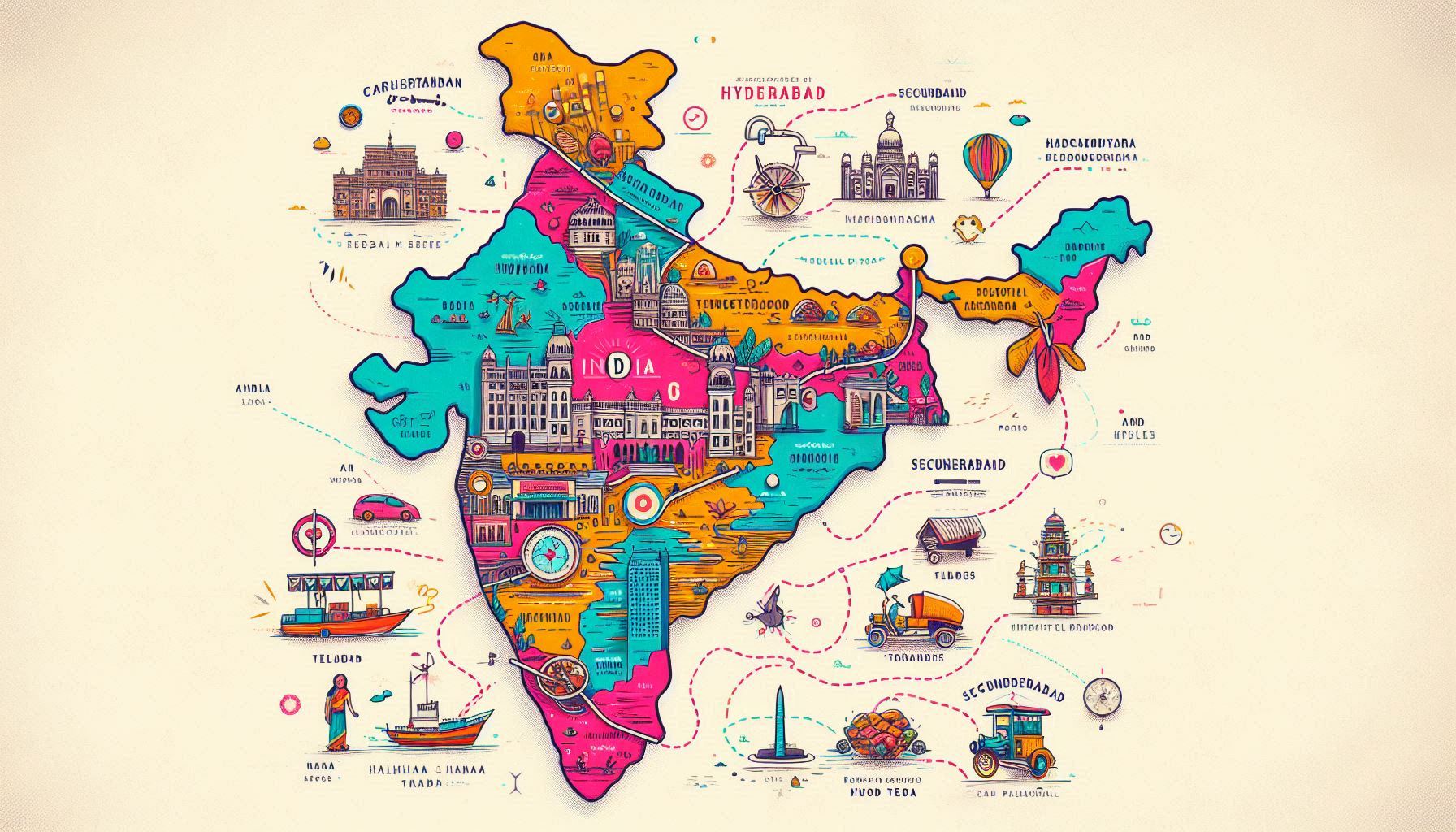 What is the difference between Hyderabad and Secunderabad?