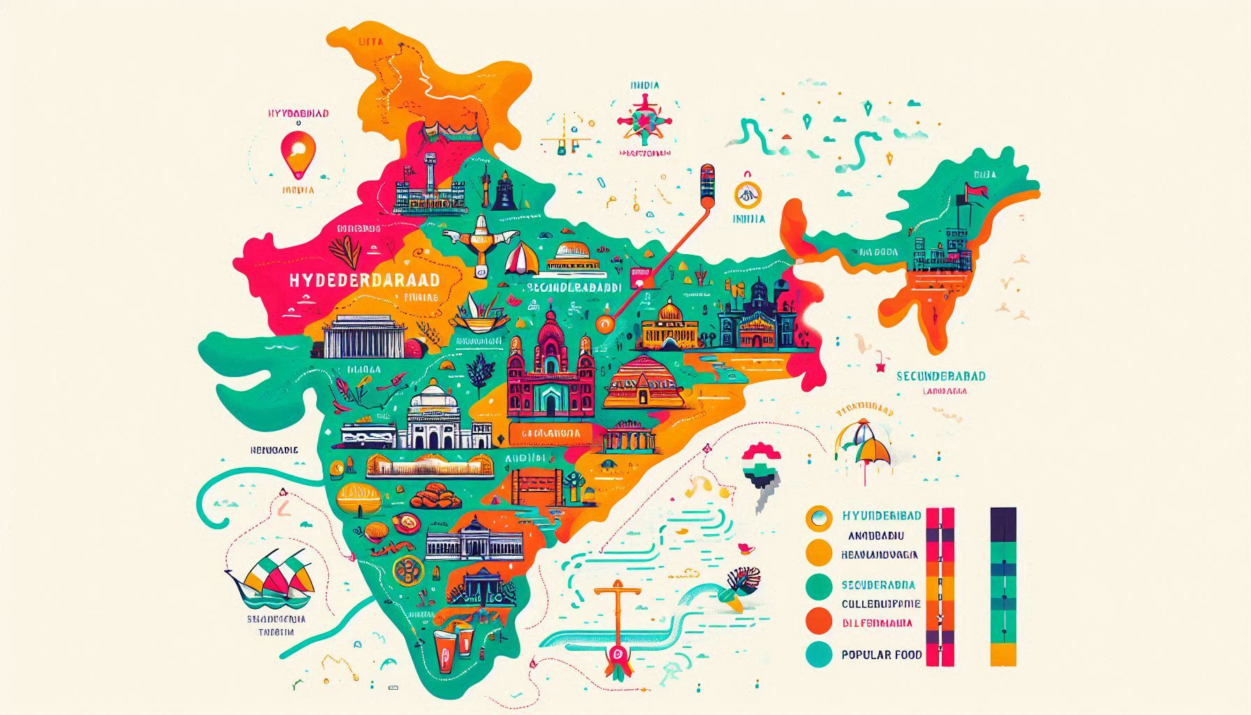 What is the difference between Hyderabad and Secunderabad?